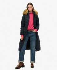 Superdry Womens Arctic Longline Puffer Coat