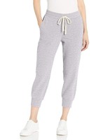 Damen Jogginghose Fleece Capri XXL Hellgrau Meliert, Amazon Essentials