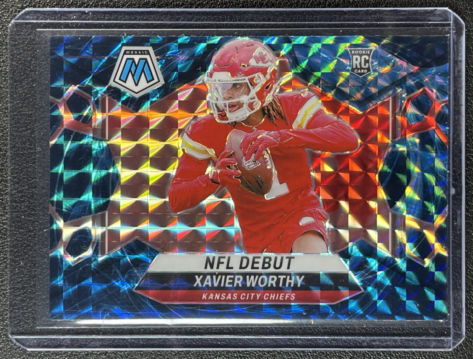 XAVIER WORTHY 2024 PANINI MOSAIC #285 ROOKIE GENESIS PRIZM RC NFL DEBUT SP