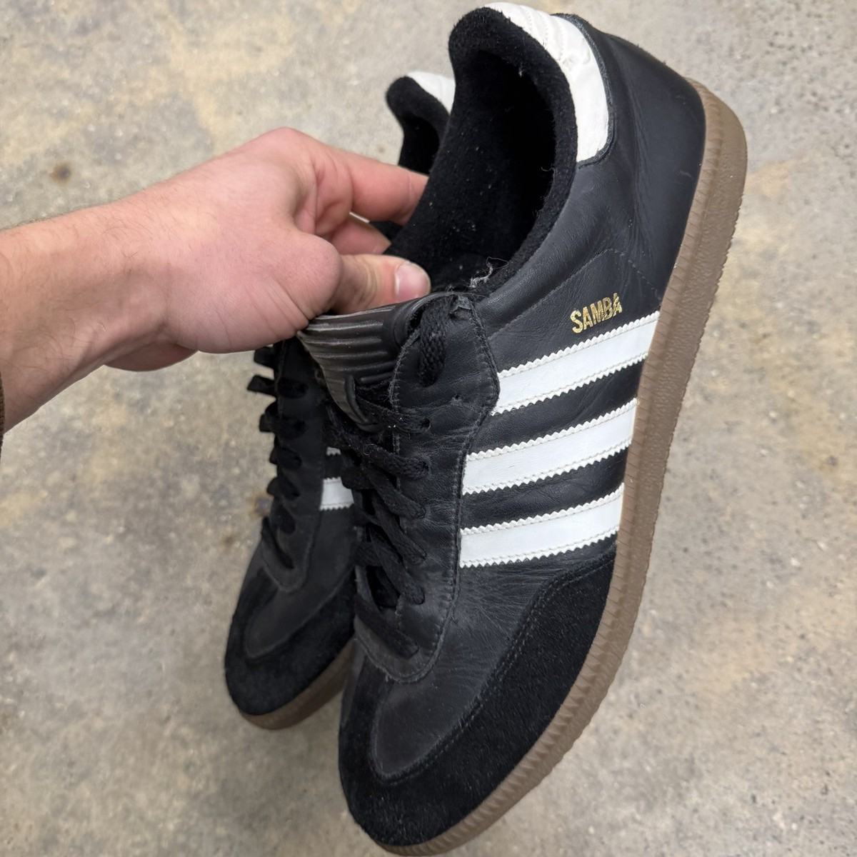 Adidas Samba Classic Black Vintage 2000 Rare Men's Sneakers Size 10.5 EU 44  2/3 | eBay