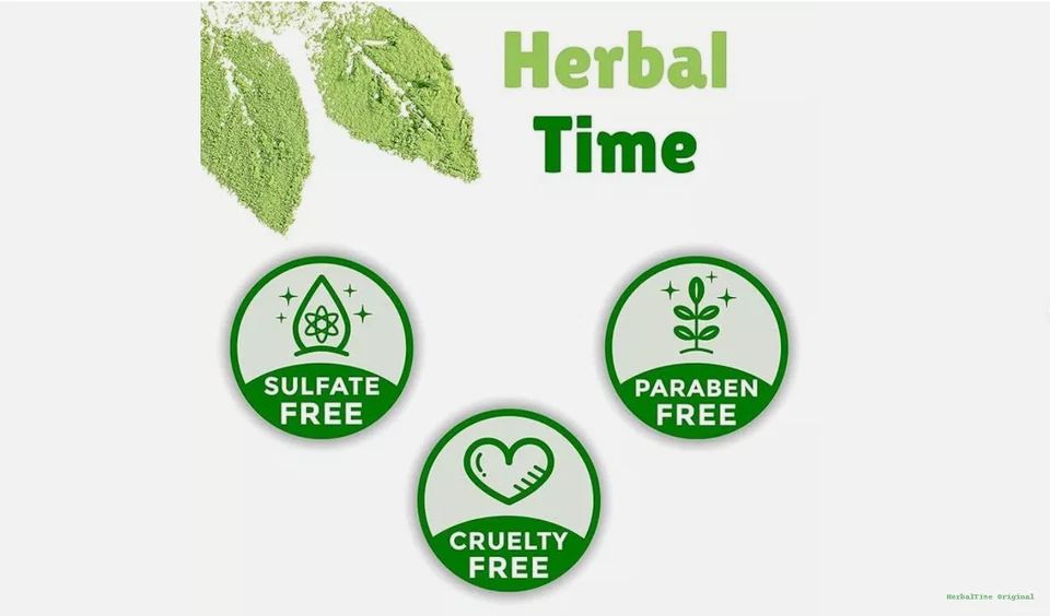 Herbal Time Bio Henna Haarfarbe Creme Color Braun Schokolade Pflanzen - Bild 3 von 4