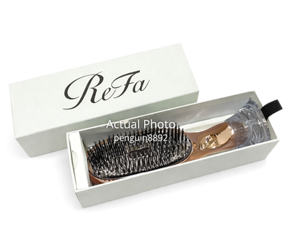 ReFa Premium Ion Care Brush Rose Gold Scalp Massage Treatment Hair