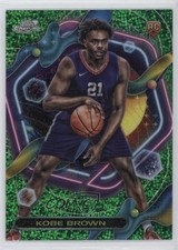 2023 Topps Cosmic Chrome Green Space Dust Refractor 21/75 Kobe Brown #177 1g2w