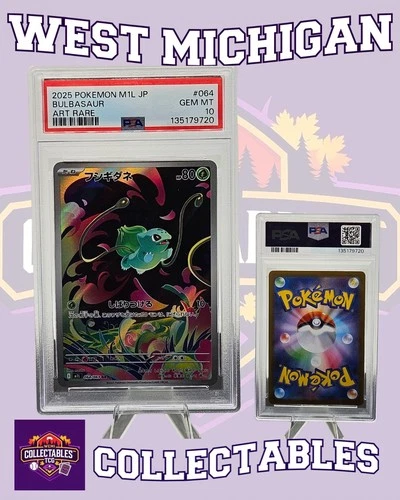 PSA 10 Bulbasaur AR 064/063 M1L MEGA - Pokemon Card Japanese Mega Brave 2025