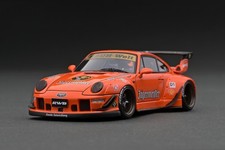 ignition model IG2173 1/43 Porsche RWB 993 Jagermeister Orange / High Wing New