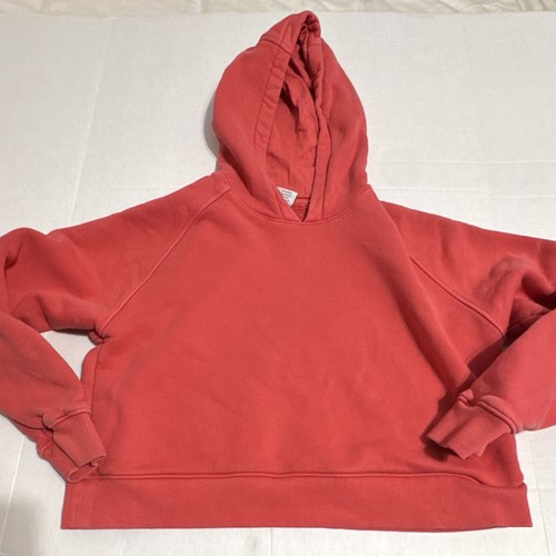Outdoor Voices Fleece Lined Pullover Hoodie Women's Side Small