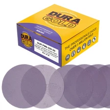 320 Grit 6" Purple Ceramic Mesh Sanding Discs, Box of 30 - Hook & Loop Sandpaper