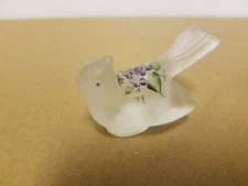 Mosser Art Glass Frost HP Birds
