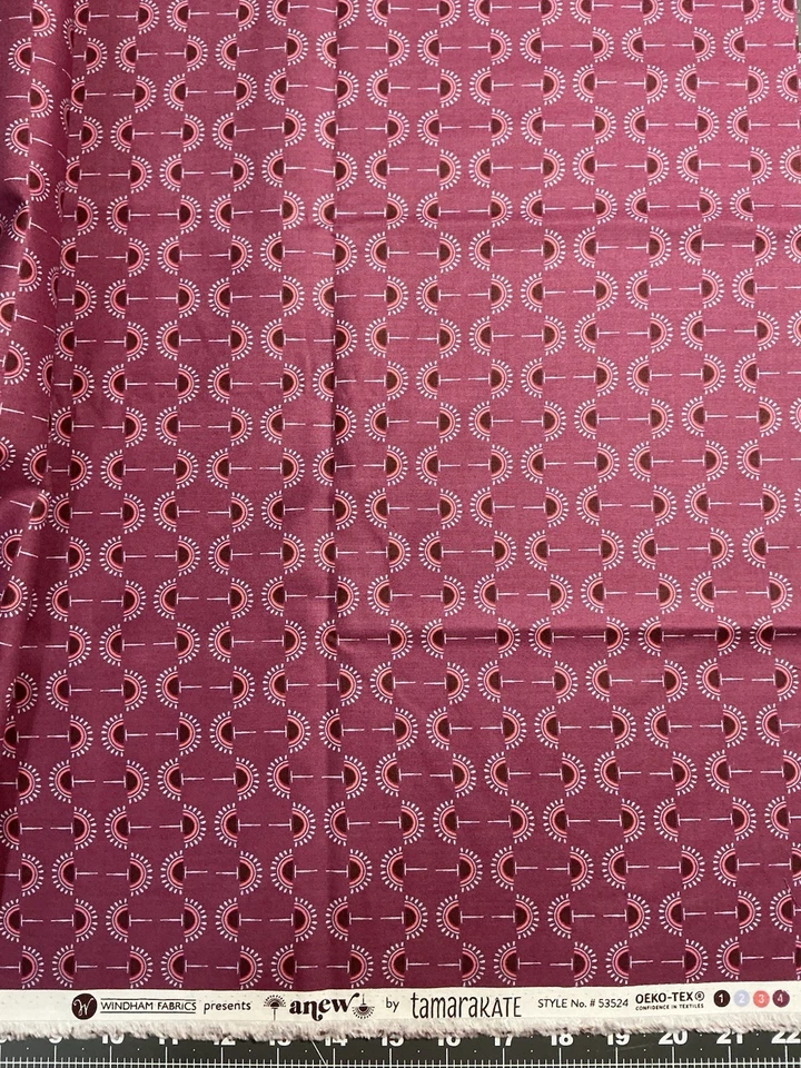 Lote de telas moradas mixtas con un total de más de 4 yardas por nombre diseñadores de marcas Foto 3 de 4