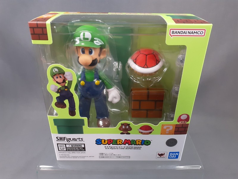 S.H.Figuarts LUIGI (SUPER MARIO) BANDAI Japan NEW