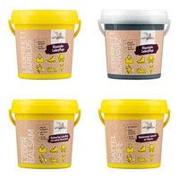 B & E Lederpflege-Set - 4X 1000Ml - Leder Balsam Lederfett Sattelseife Pflege