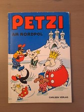 Petzi Am Nordpol Band 7, 9. Auflage 1975, Petzi Buch, Carlsen Verlag