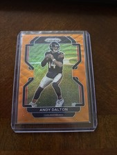 2021 Panini Prizm Orange Disco Prizm Andy Dalton #161