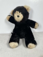 VTG Real Mink Fur Teddy Bear 12  Made in Korea Polyester Filled Luxury Plush