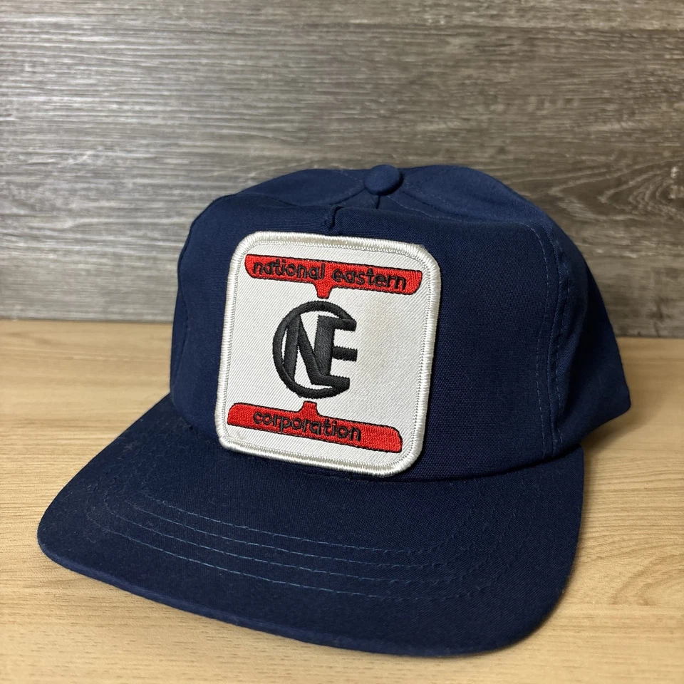 Винтажная бейсболка National Eastern Corporation нашивка на застежку сзади для дальнобойщиков - Изображение 3 из 4