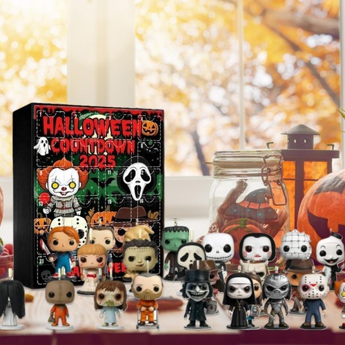 Halloween Calendar Advent 2025 24 Days 2D Spooky Charm Calendar Advent ...
