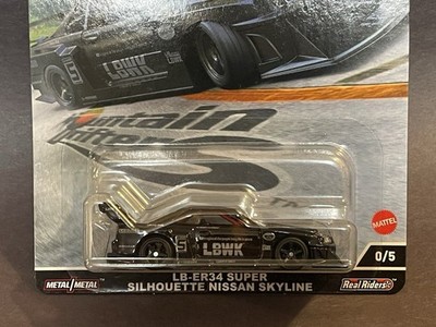 Hot Wheels Car Culture Chase Black LB-ER34 Super Silhouette Nissan