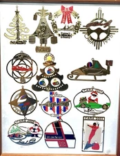 13pc CARA Charities Racing Holiday Ornaments Andretti Newman Penske Ferran Foyt