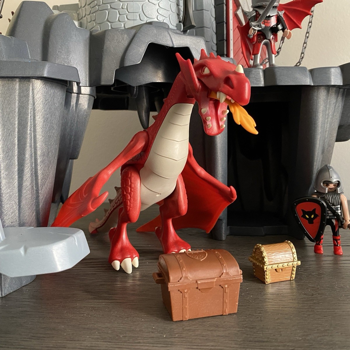 Playmobil 4835 Citadelle du Dragon Rouge - Playmobil | fnac Belgique