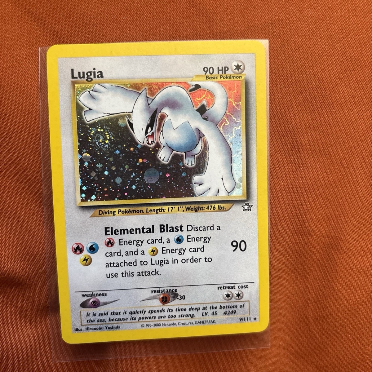 ポケモン - ルギア 1st Edition Lugia Neo Genesis 9/111 Lugia 9/111 Neo Genesis Holographic *Swirl* Rare Pokemon TCG