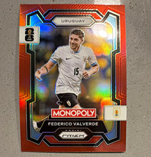 Panini Prizm Monopoly FIFA World Cup 2026 Federico Valverde #65 Red Prizm
