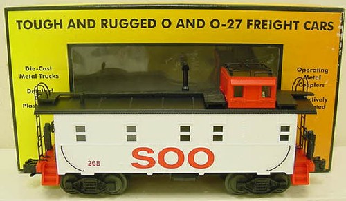 MTH 30-7790 O Soo Line Offset Acero Iluminado Caboose Car #268 LN/Caja | Zustand: Used