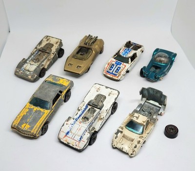 Hot Wheels Vintage Redline Junkyard 7 Car Lot All Cars Missing