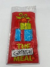 1-pair limited edition McDonalds Christmas 2025 Grinch socks yellow NEW