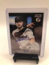 2023 TOPPS STADIUM CLUB CHARLES LEBLANC ROOKIE CARD AUTO # SCBA-CL Miami Marlins. rookie card picture