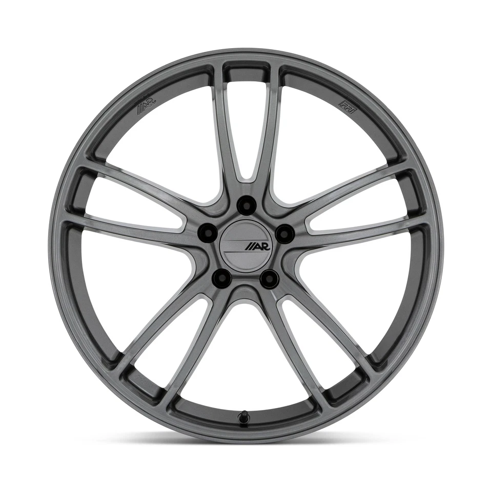 20-дюймовый графитовый American Racing AR941 Mach Five 20x11 5x120 43 мм для колеса Chevy - Изображение 2 из 4