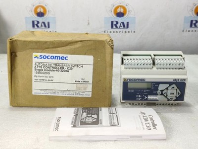 NEW   SOCOMEC ATYS C20 AUTOMATIC TRANSFER SWITCH CONTROLLER 15993020G FREE SHIP