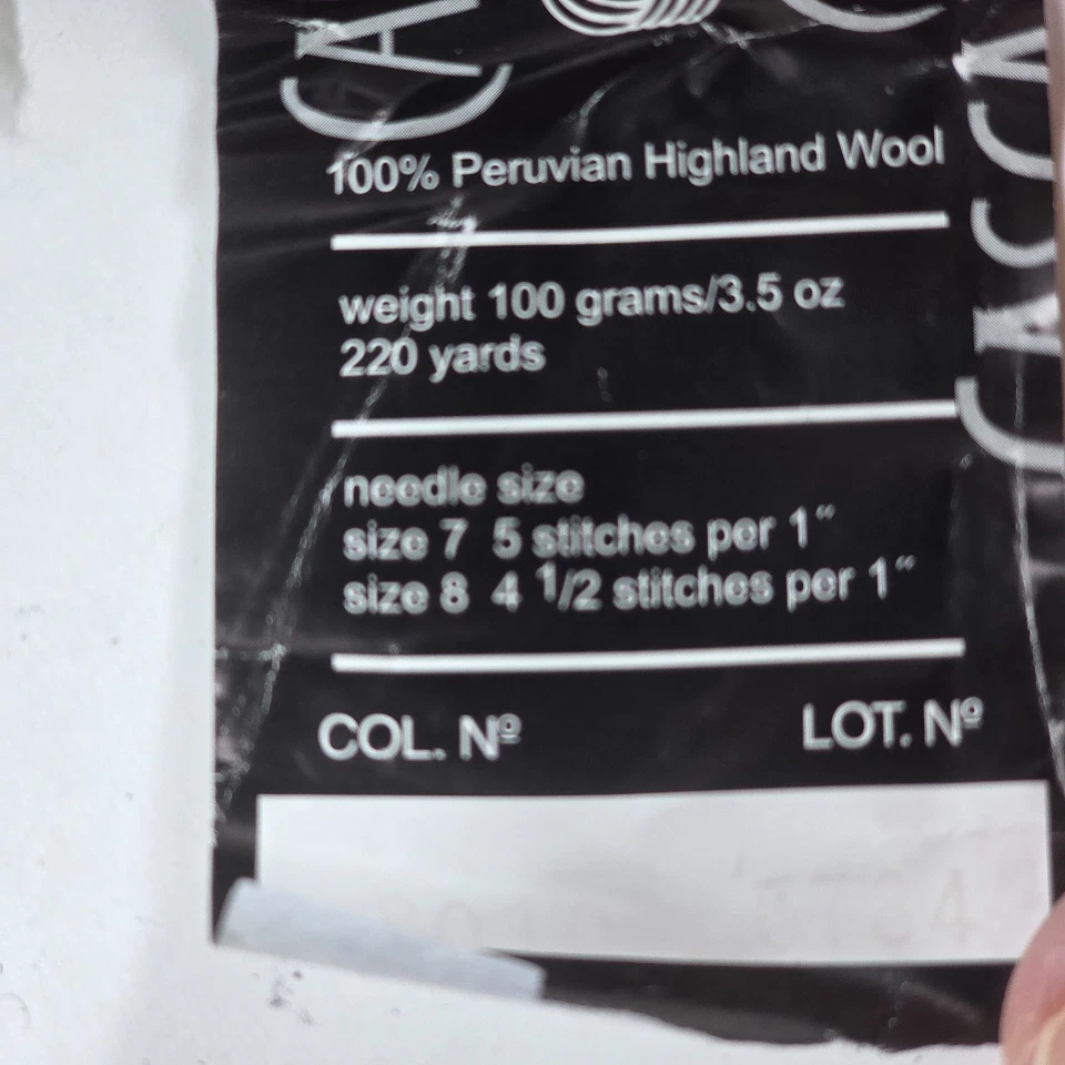 Lote Mixto 3+1 Pasteles, Cascada 220 Hilos Lana Worsted Rojo Blanco Gris Azul 220 Yd Ea Foto 3 de 4