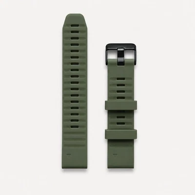 Bracelet Silicone vert armée QuickFit 20 mm Compatible Garmin Fenix 5S 6S 7S - Photo 1/3