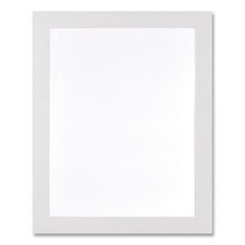Deflecto 68886W Self Adhesive Sign Holders, 13 X 19, Clear With White Border,