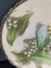 Signed O&EG Royal Austrian Hand Painted Lillies of the Valley Plate Antique — photo 5