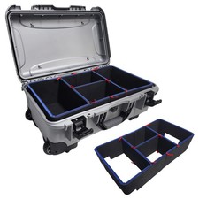 DIY Divider System for Nanuk 935 Case - Adjustable U-Clips  Red Tabs, Customiza