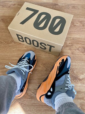 Size 8.5 - adidas Yeezy Boost 700 Wash Orange | eBay