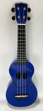 Mahalo U-Smile Blue Smiley Happy Face Ukulele