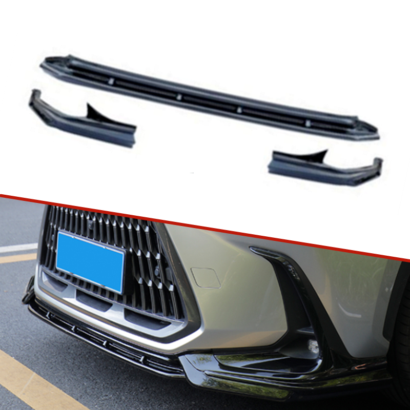 For 2022-2025 24 Lexus NX 250 350H 450H Black Front Bumper Spoiler