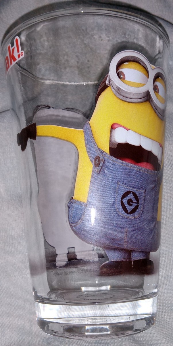 Despicable Me Minions Clear Drinking Glass 10oz By Zak Designs Inc