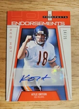 2006 Fleer Hot Prospects Endorsements KYLE ORTON Red Hot RC Auto #14/25