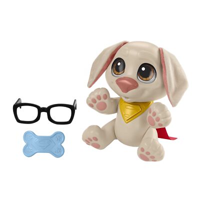 DC Super Pets HGV05 - DC League of Super-Pets Baby Krypto, bewegliche Hundepuppe