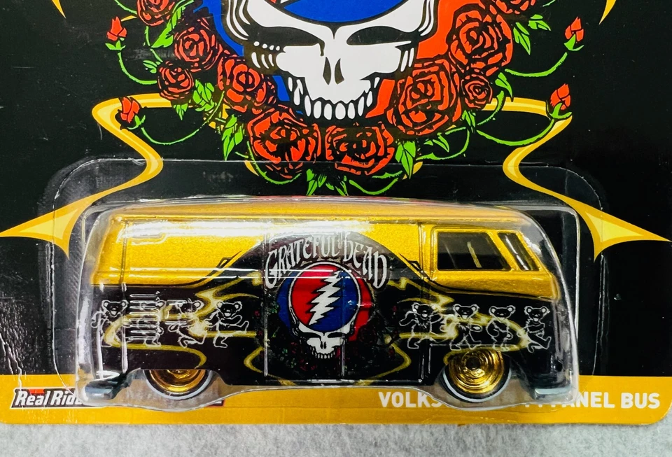 ☮️☮️☮️Hot Wheels Grateful Dead VOLKSWAGEN T1 PANEL BUS H34☮️☮️☮️ - Image 3 of 4