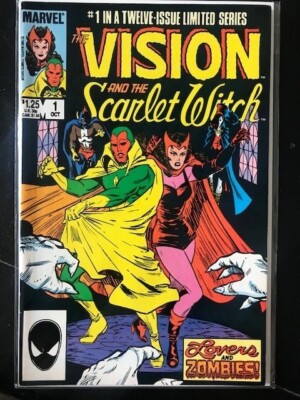 Comic Book, Marvel, Vision & the Scarlet Witch #1 Vol 2, 1985