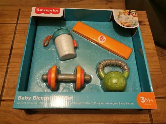 fisher price baby biceps gift set