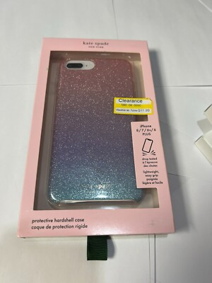 Kate Spade NY Protective Case for iPhone Plus 7+ 6+ 6s+ Ombre Glitter 