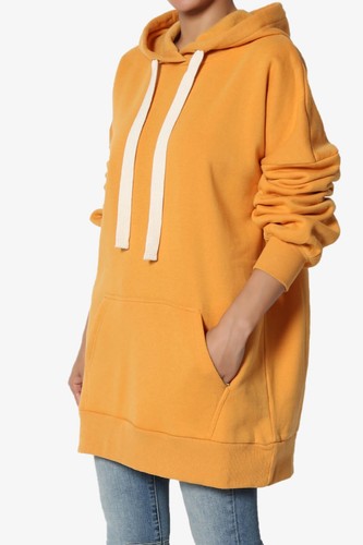 TheMogan S~3X Oversized Pullover Fleece Hooded Sweatshirt Oversized Tunic Hoodie - Picture 119 of 146