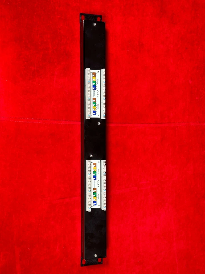 Allen Tel Products 12 Port Wiring Block T568A T568B CAT. 6 - Image 2 of 3