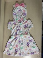 Disney Store Minnie Mouse Girls Hooded Swim Cover Up Size 2