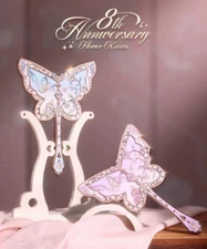 Flower Knows 8th Anniversary Butterfly Makeup Hand Mirror NEW IN BOX